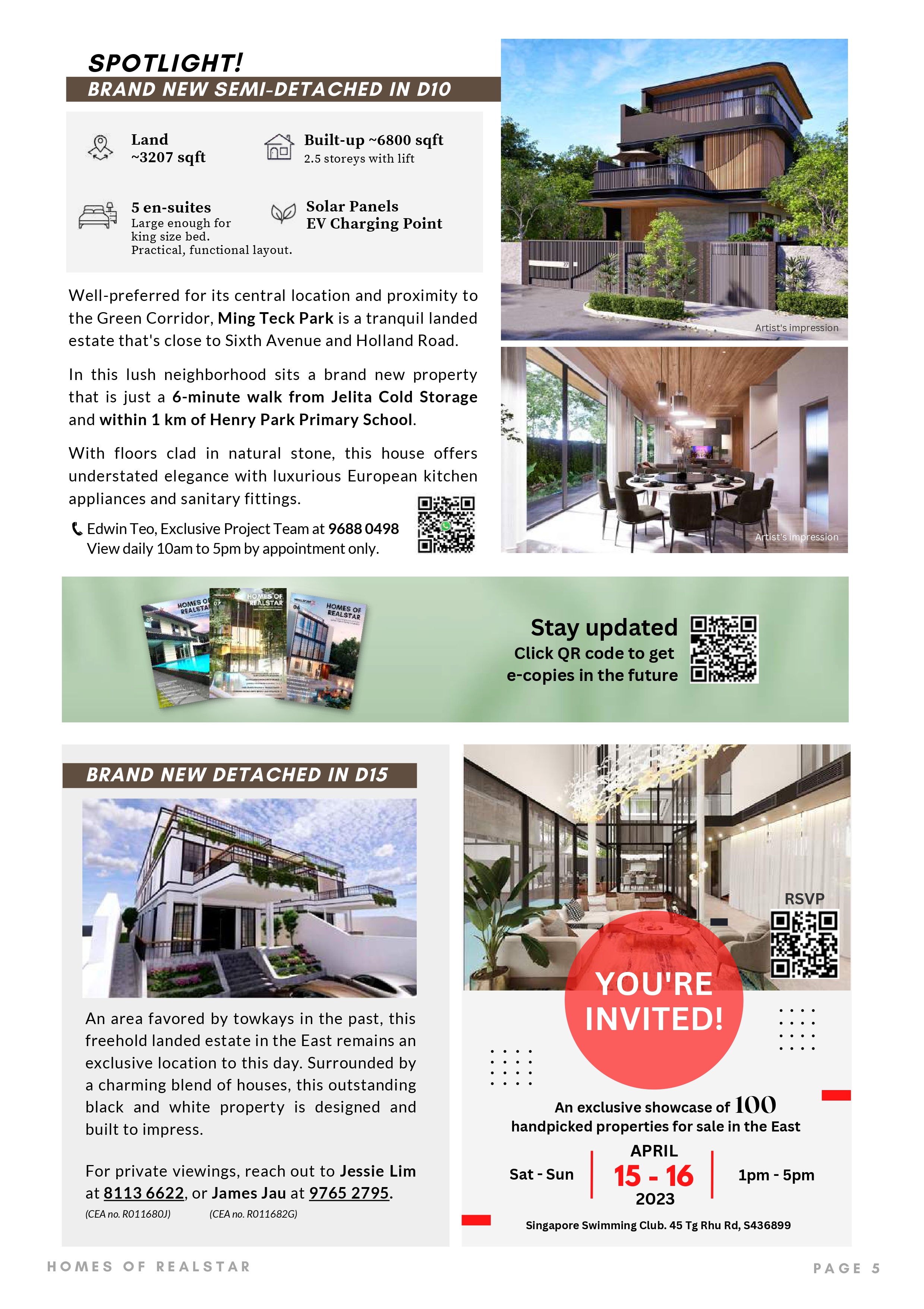 Issue 8 . Mar 2023 . Homes of Realstar page 5