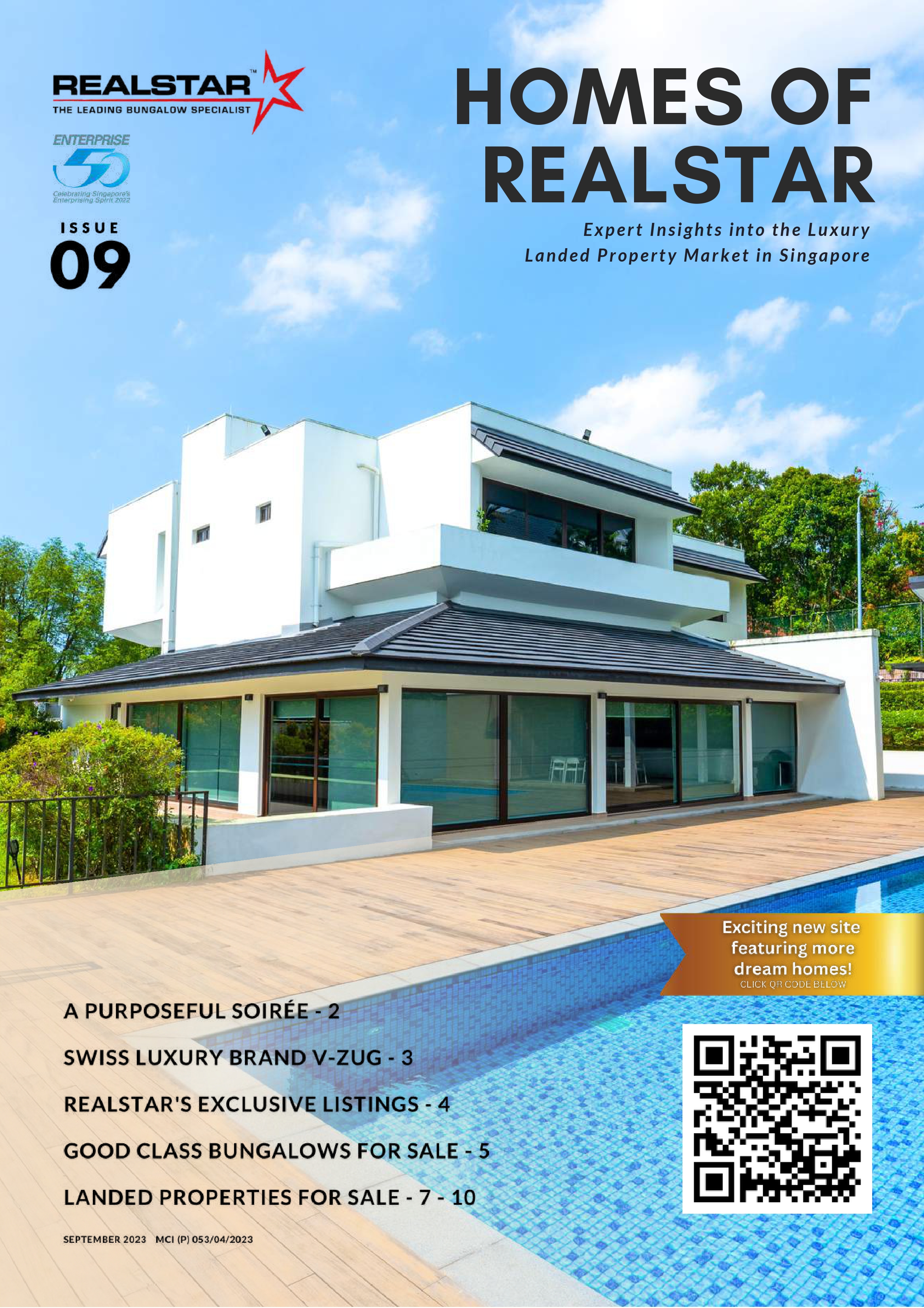 Issue 9 . Sep 2023 . Homes of Realstar page 1