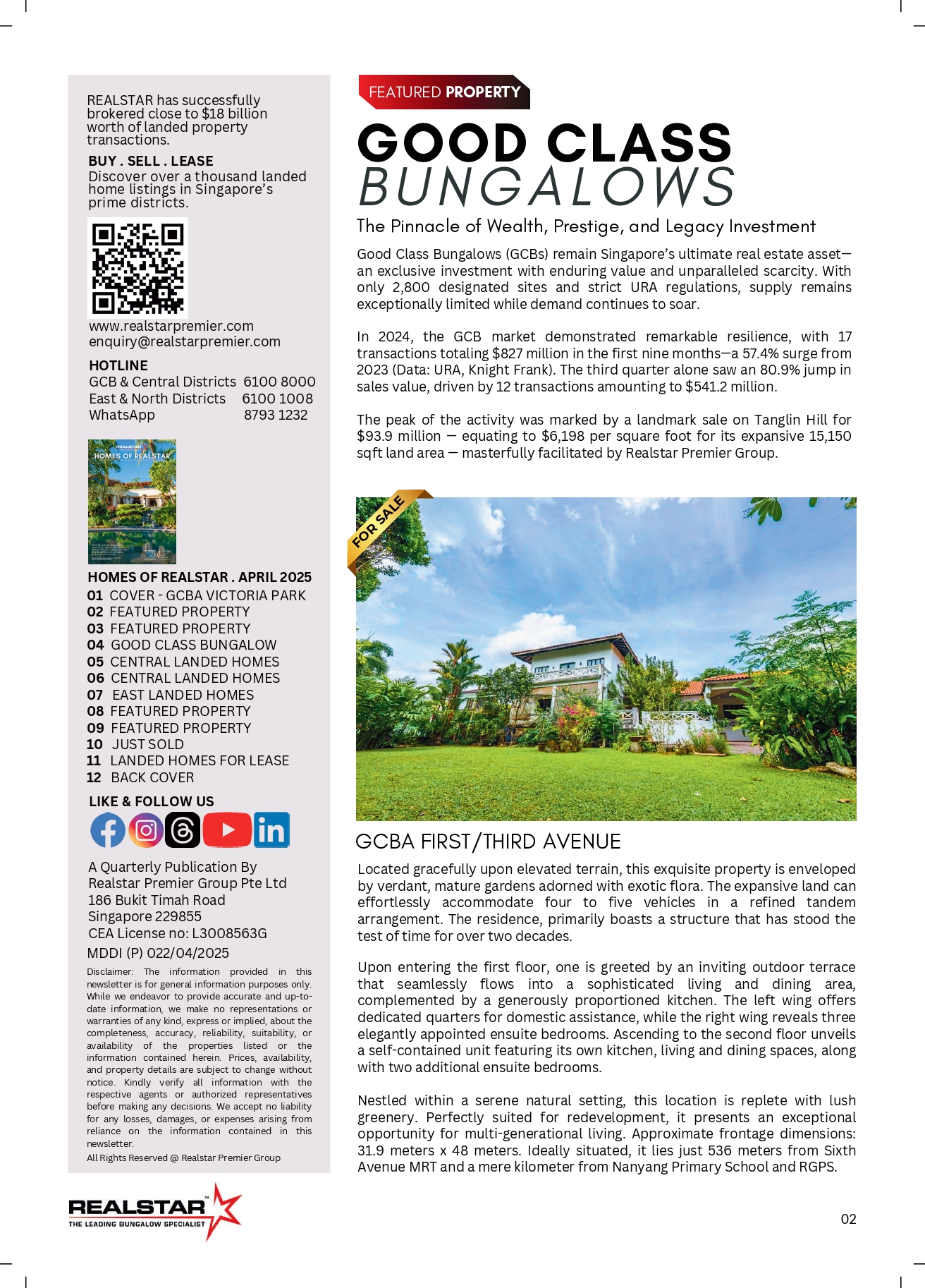 Issue 13 . Apr 2025 . Homes of Realstar page 2